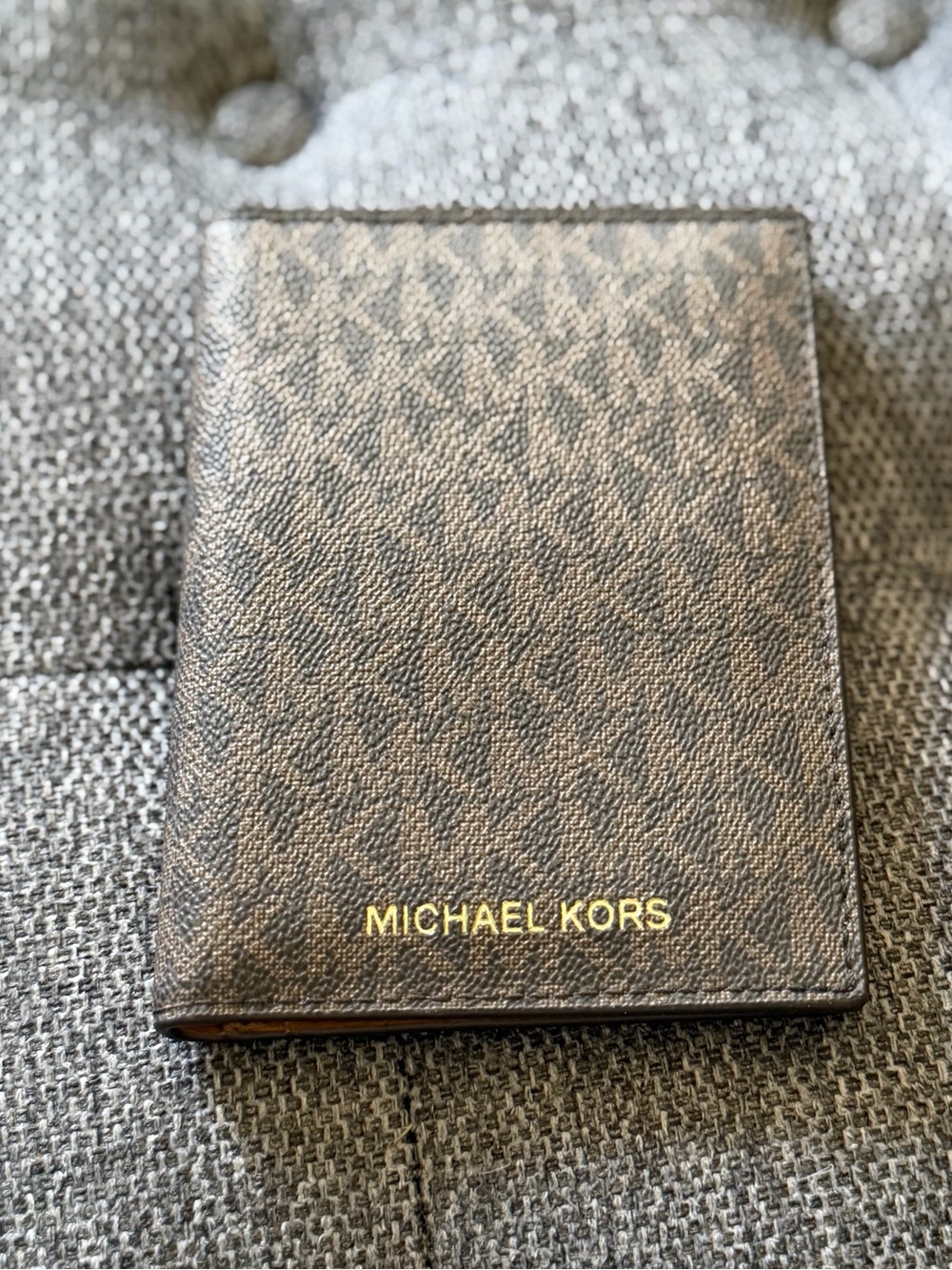 NWOT Michael Kors Brown Logo Wallet